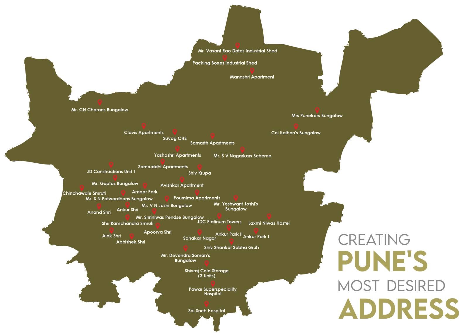 Datye Business Group Project Locations in Pune